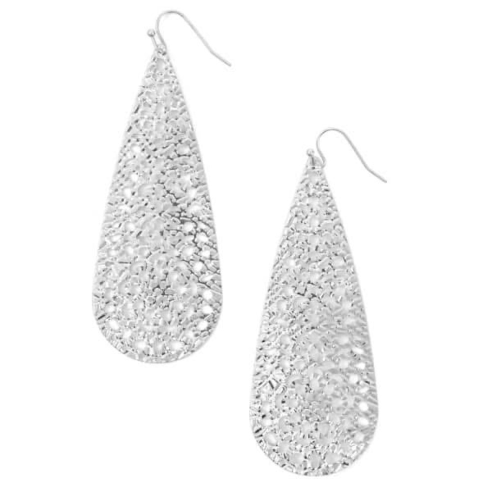 NEW Silver Teardrop Earrings